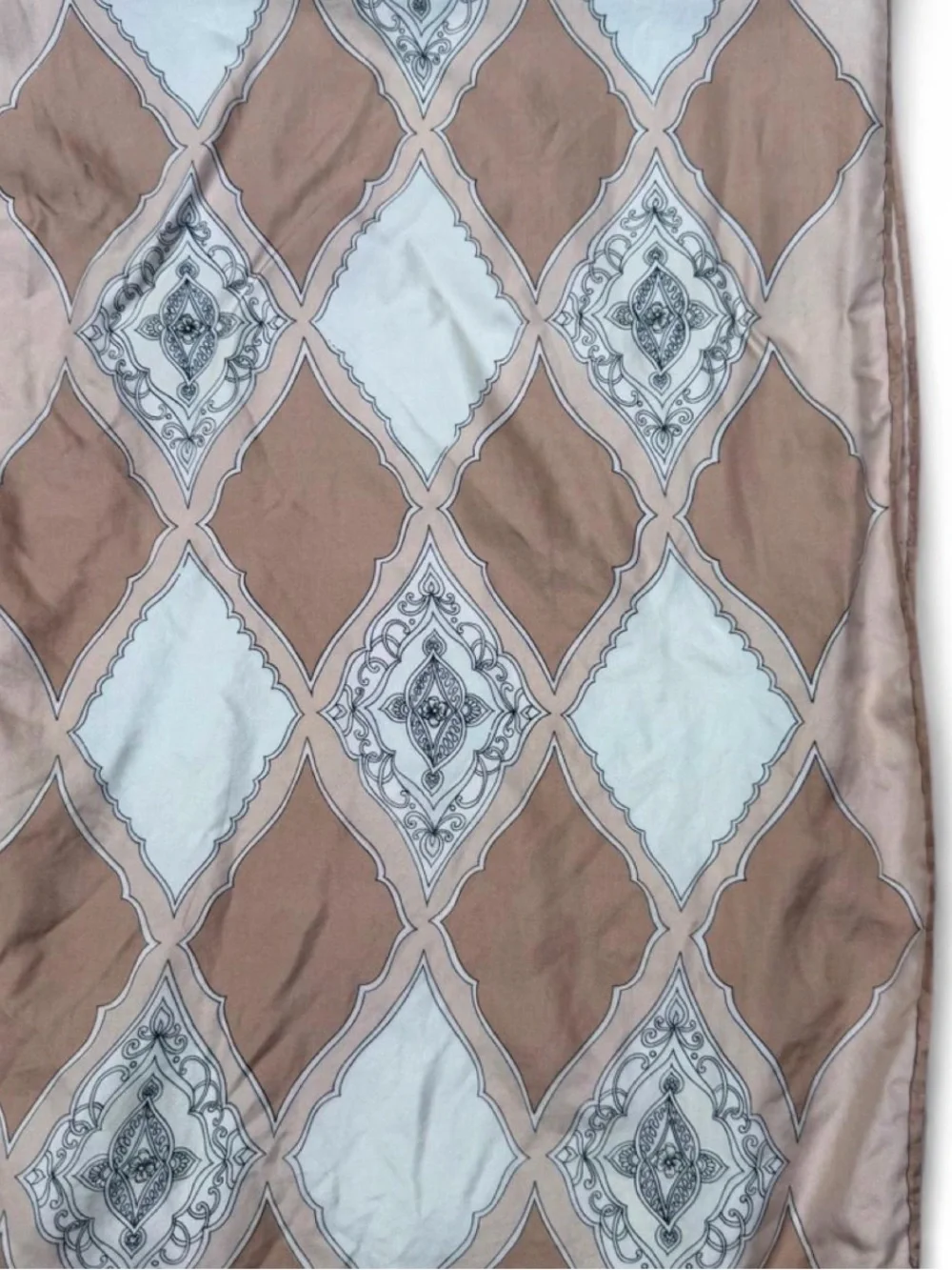 Vintage Givenchy Silk Oblong Scarf Geometric Harlequin 44x15